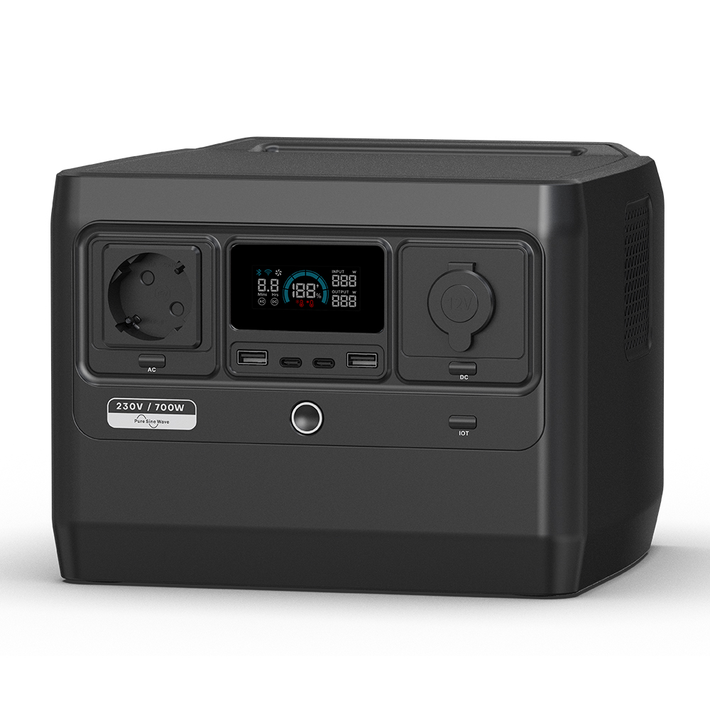 Ups Power Supply Outdoor - 700W 576Wh Portable Power Station Compact