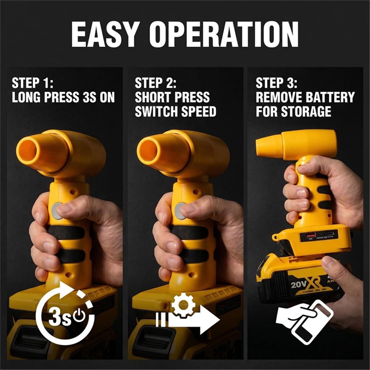 (A25M) New 140,000rpm/Min Cord - Leaf Blower Cordless ulasan dan harga