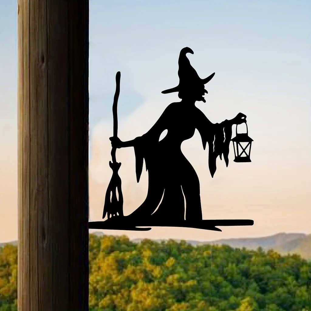 1pc Witch Lantern On Branch St - Outdoor Power Stake ulasan dan harga