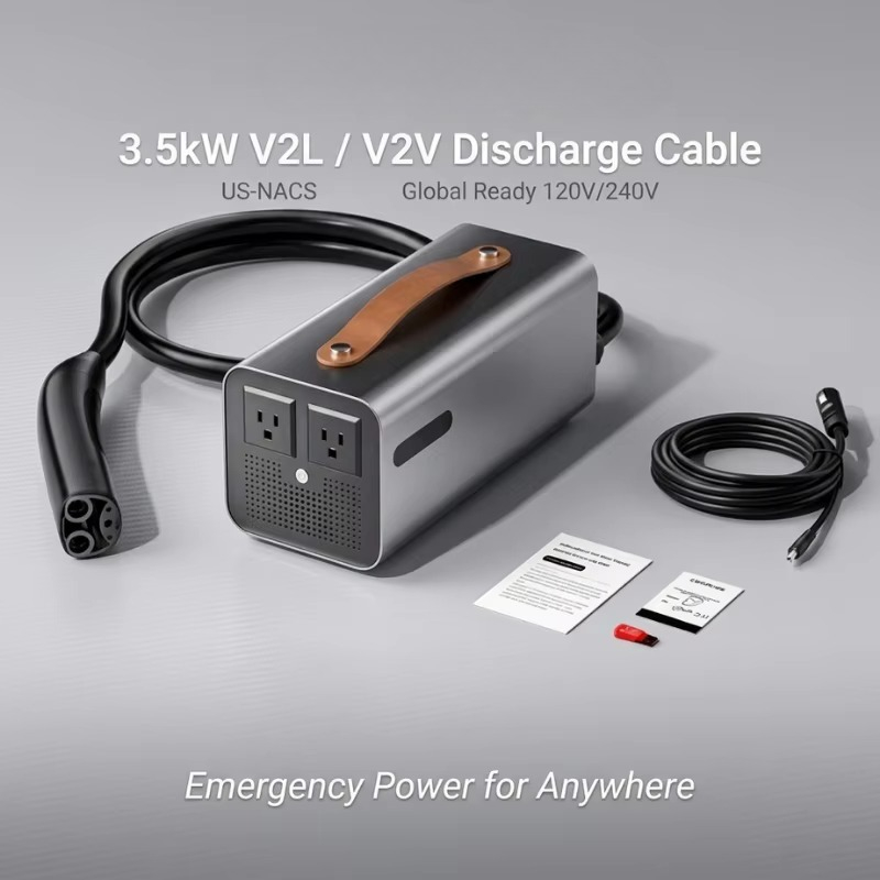 3.5kW NACS V2L Discharge Stati - Outdoor Power Station ulasan dan harga