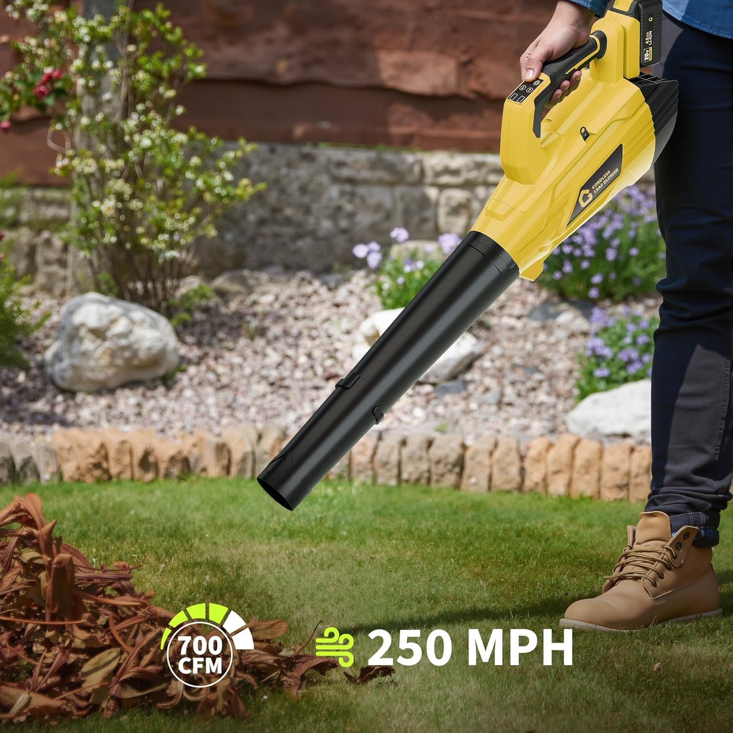 20V Cordless Leaf Blower 700 C - Leaf Blower Cordless ulasan dan harga
