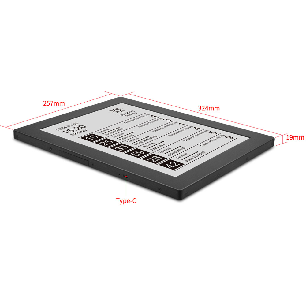 Outdoor 13.3 Inch E-ink Solar  - Outdoor Power Station ulasan dan harga
